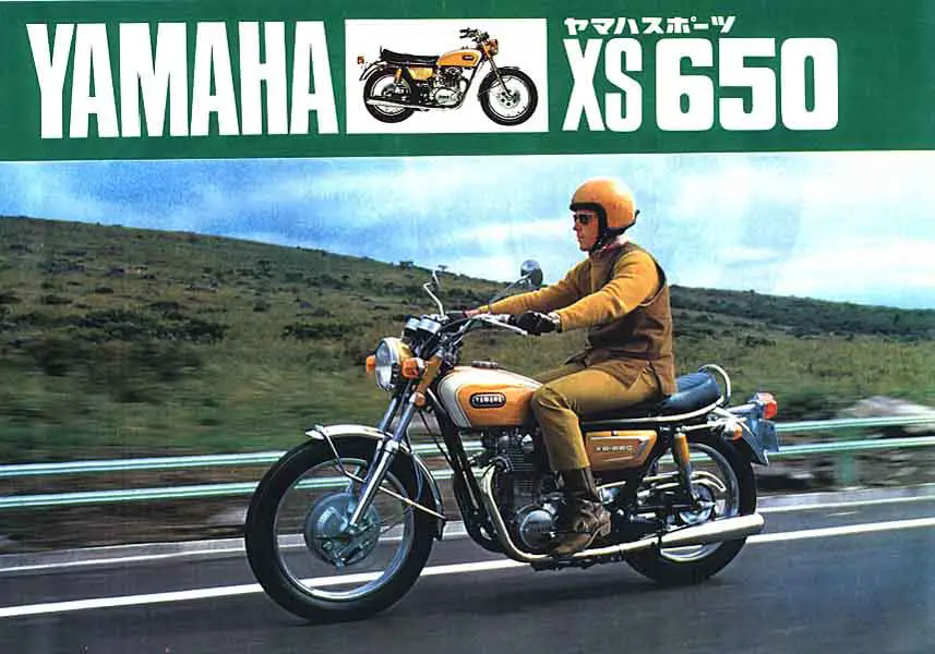 Vintage Japanese Yamaha XS 650 Ads