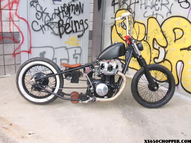 1978 xs 650 Hardtail built by Grave Robber Customs