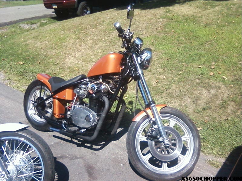 Mark’s xs650 chopper build up