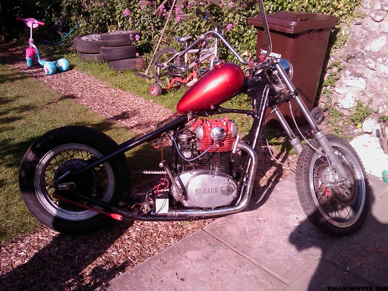 1979 xs650 chopp im building uk