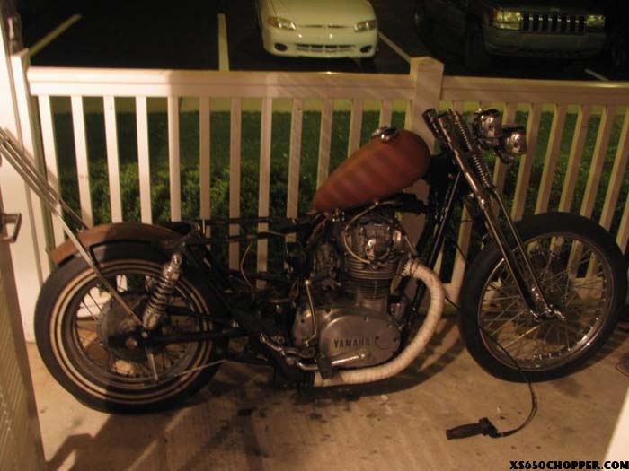 “PorchMunky” my Xs650 Chopper almost done