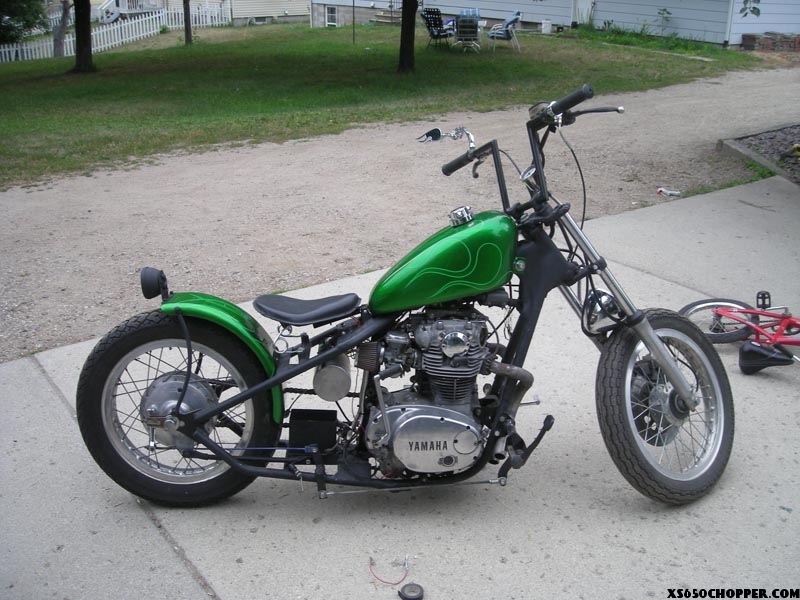!978 Xs650 garage built