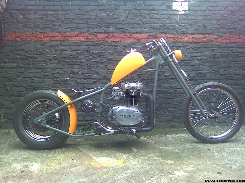 Wild retro chopper  (xs 650 1973)
