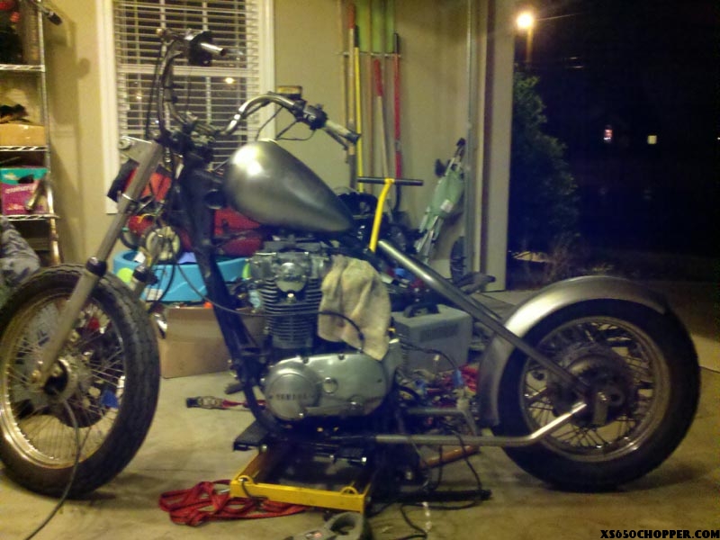 starting my build 83 xs650