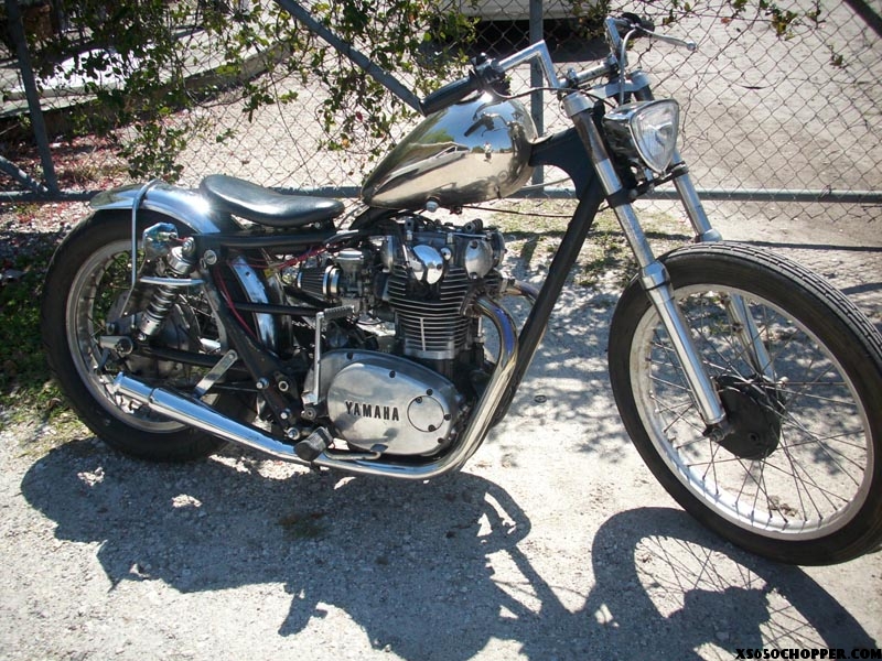 Nickel plated- 1970 xs-1 bobber