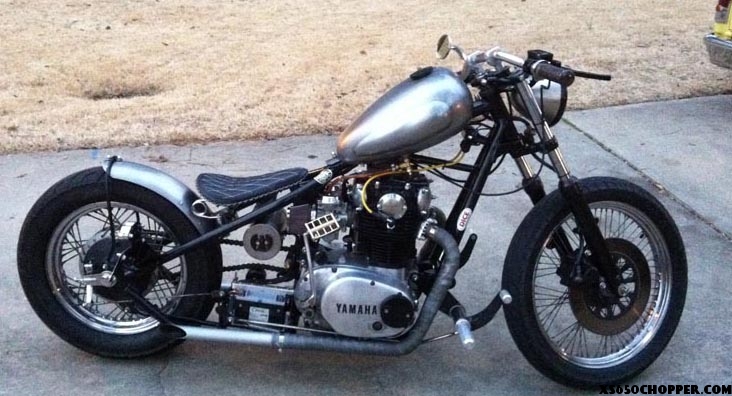 78 xs 650 finished and on the road