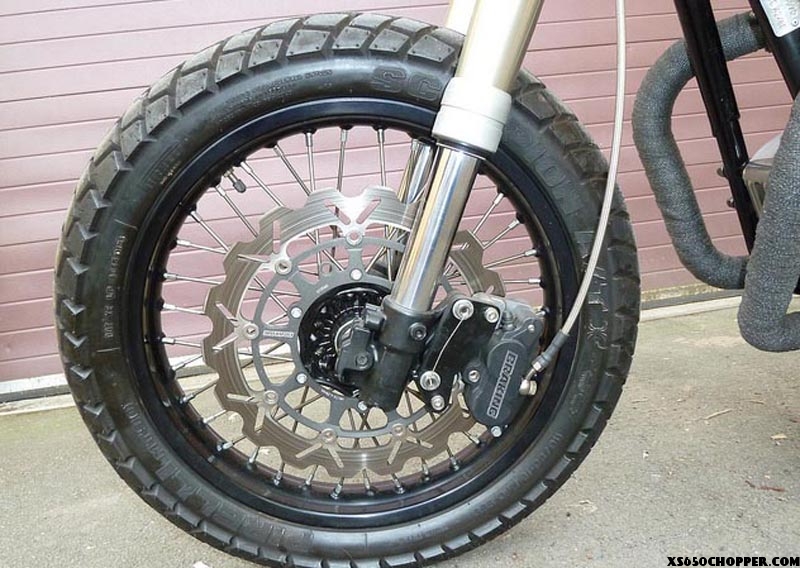 XS 650 tracker made in France by Max Power
