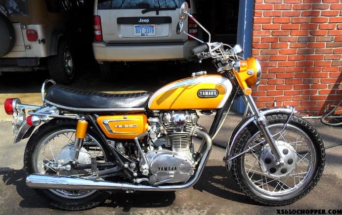71 XS650 Back on the road