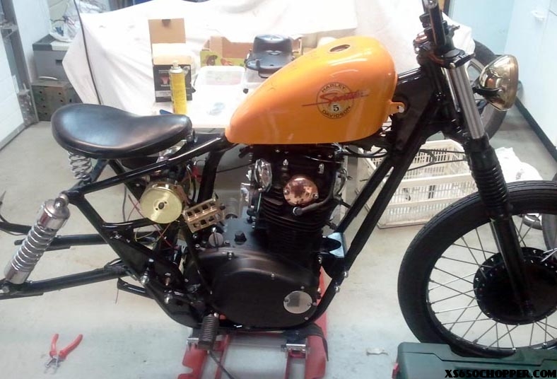 xs 650 by dirty bastard choppers netherlannds