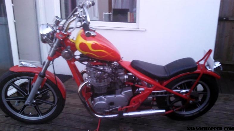 Soggy XS650 – all sorted and ready for MOT