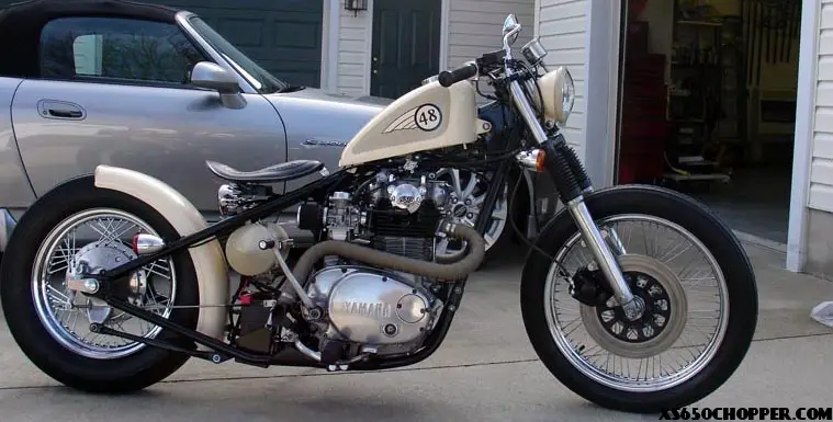 xs650 custom exhaust