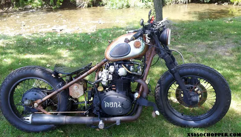 81 Yamaha 650 bobber