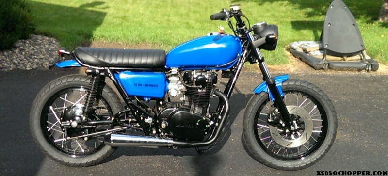 Black and Blue XS650