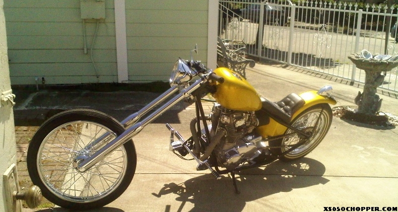 George 1982Yamaha chopper