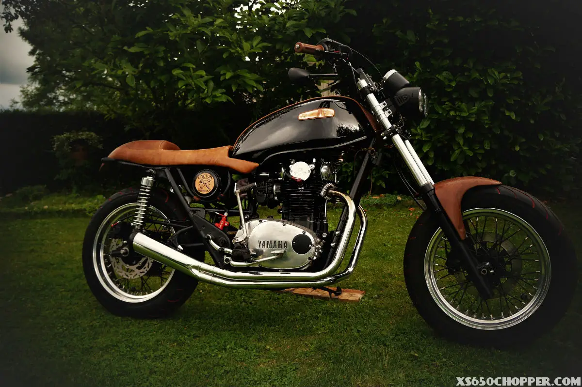 One Ton Motorcycle Customizing xs 650 The Black Beast 1979