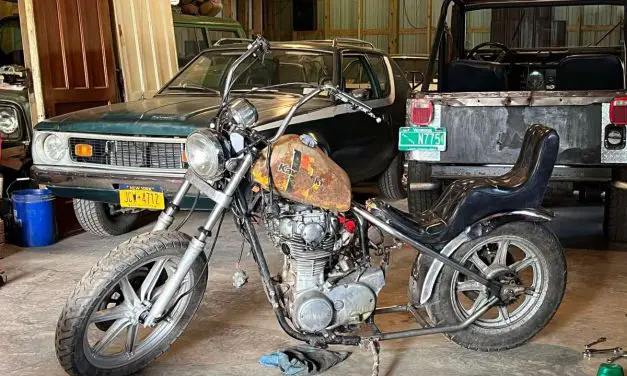 1977 XS650 Chopper In Progress