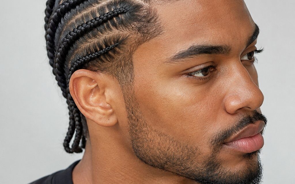 15 Cornrow Hairstyles for Men With Clean Style