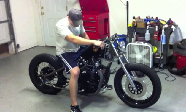 1977 XS650 Bobber First Startup