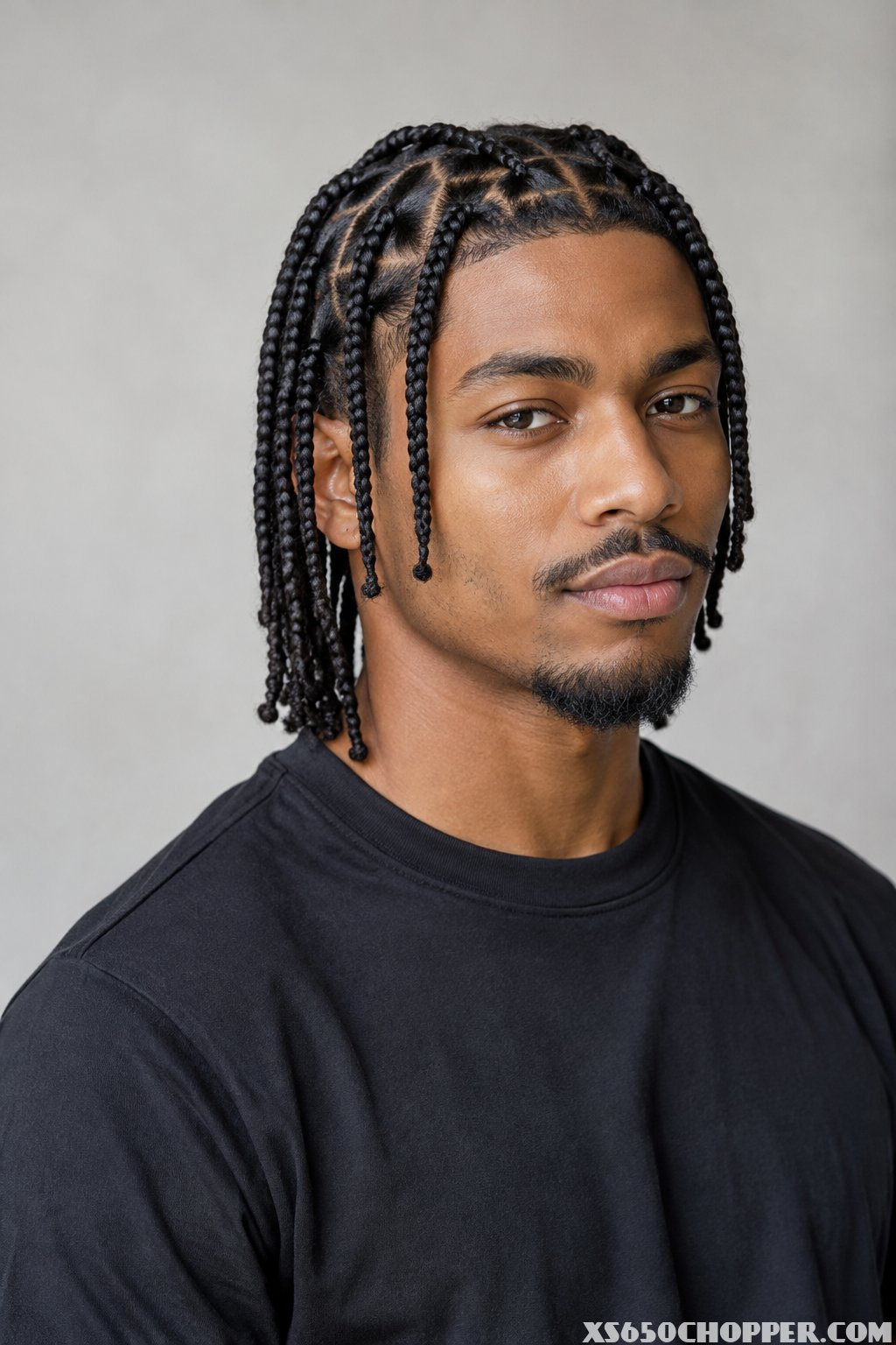 A man poses against a neutral background.