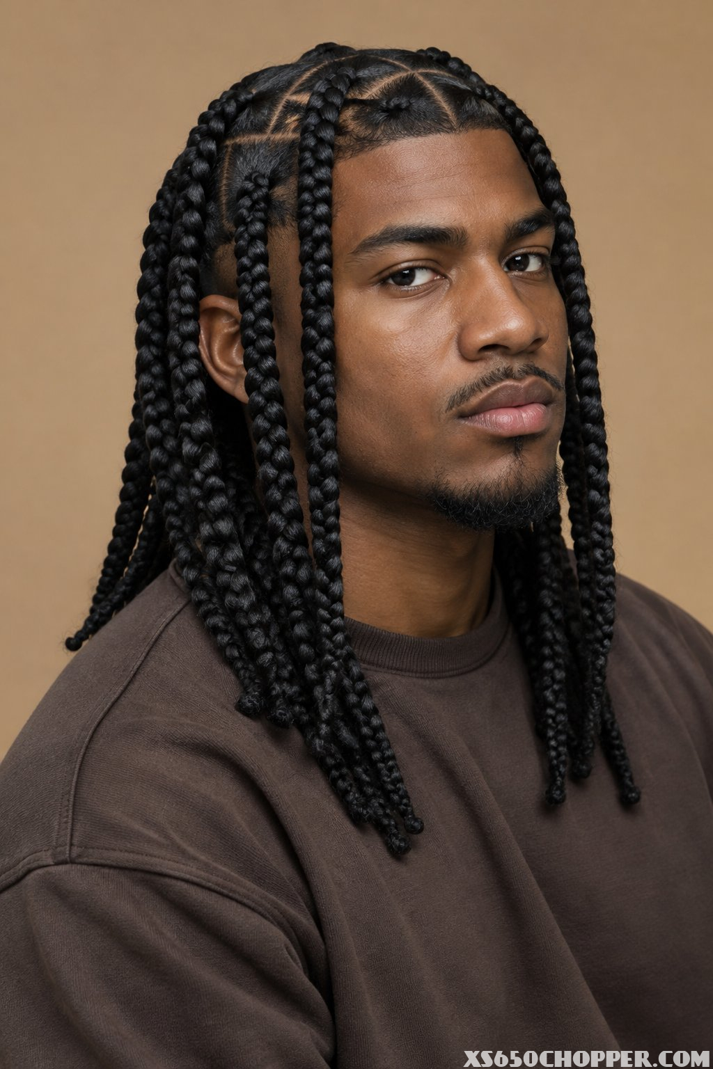 A man poses against a plain background.