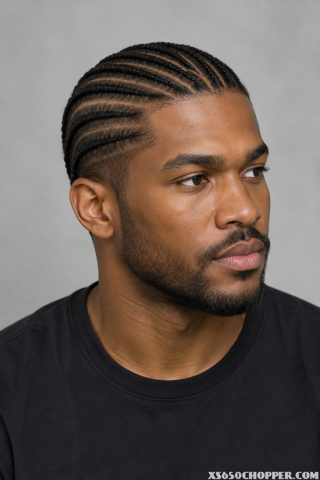 A man poses against a plain background.