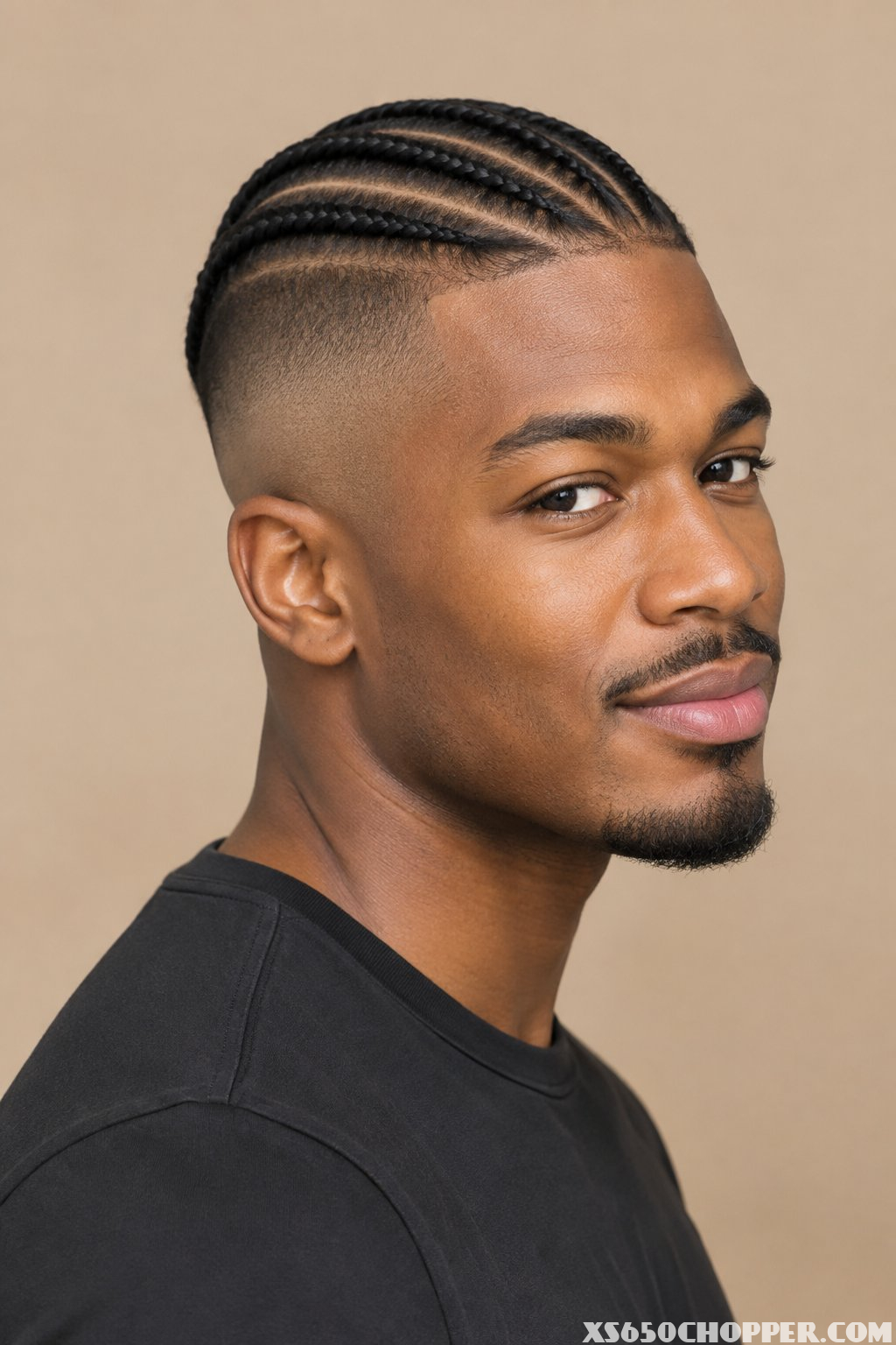 A man poses against a plain background.