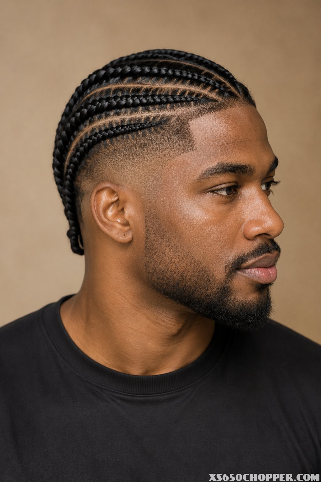 A man poses against a plain background.