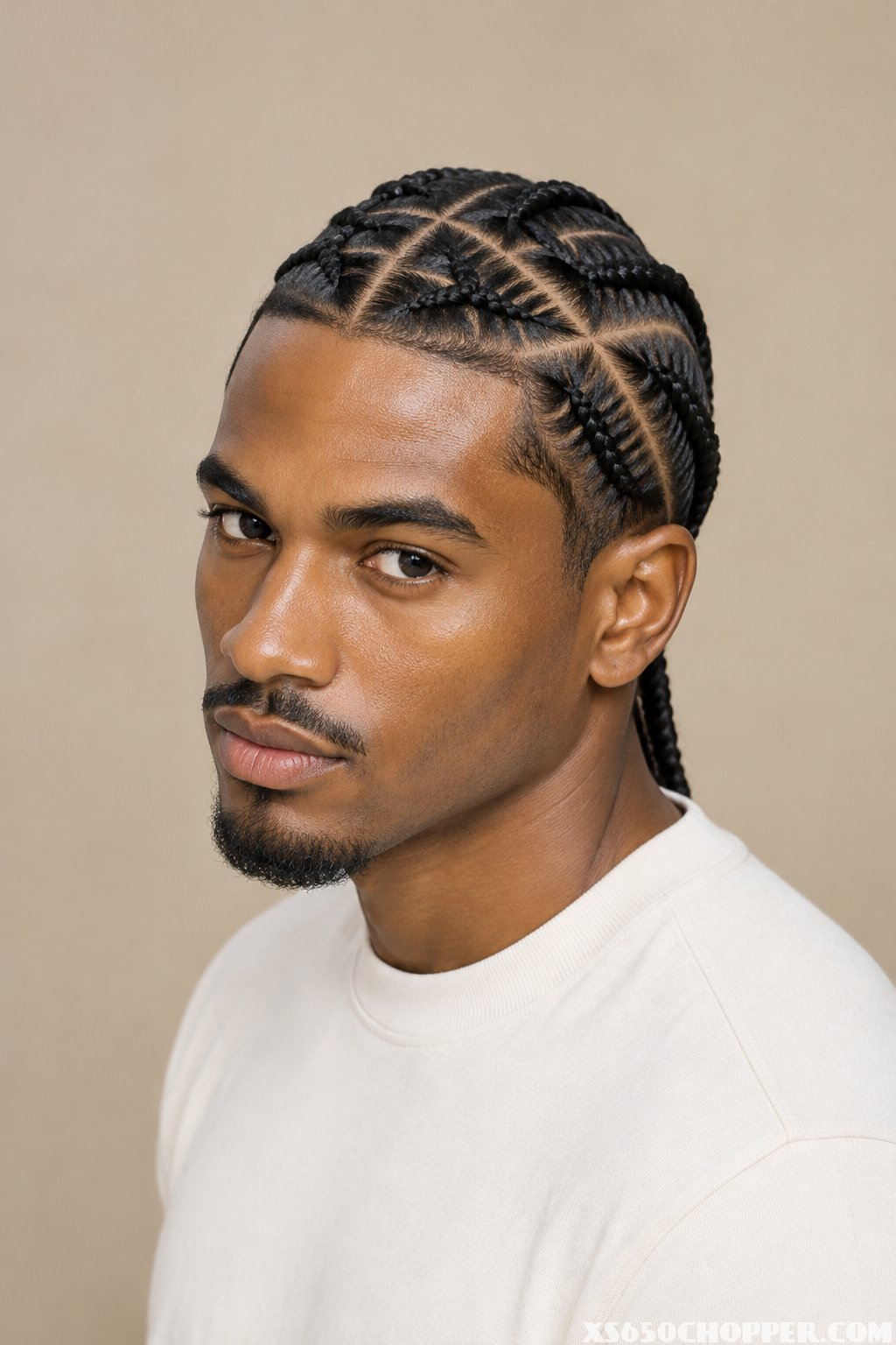 A man poses against a plain background.