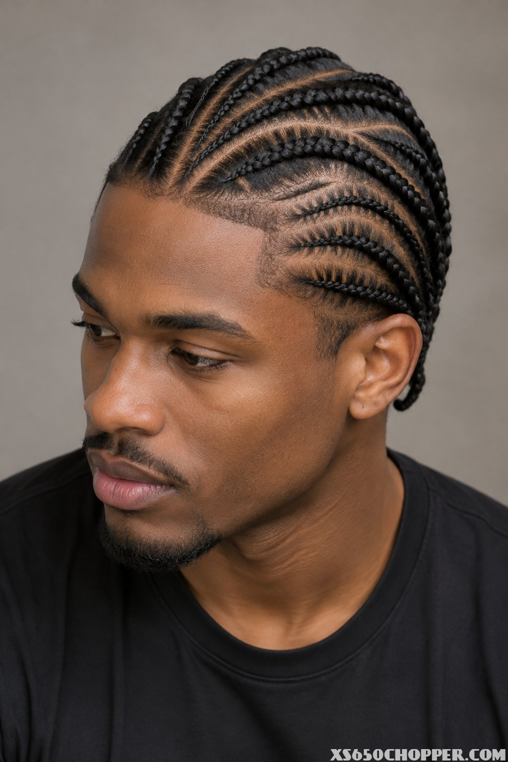 A man poses against a plain background.