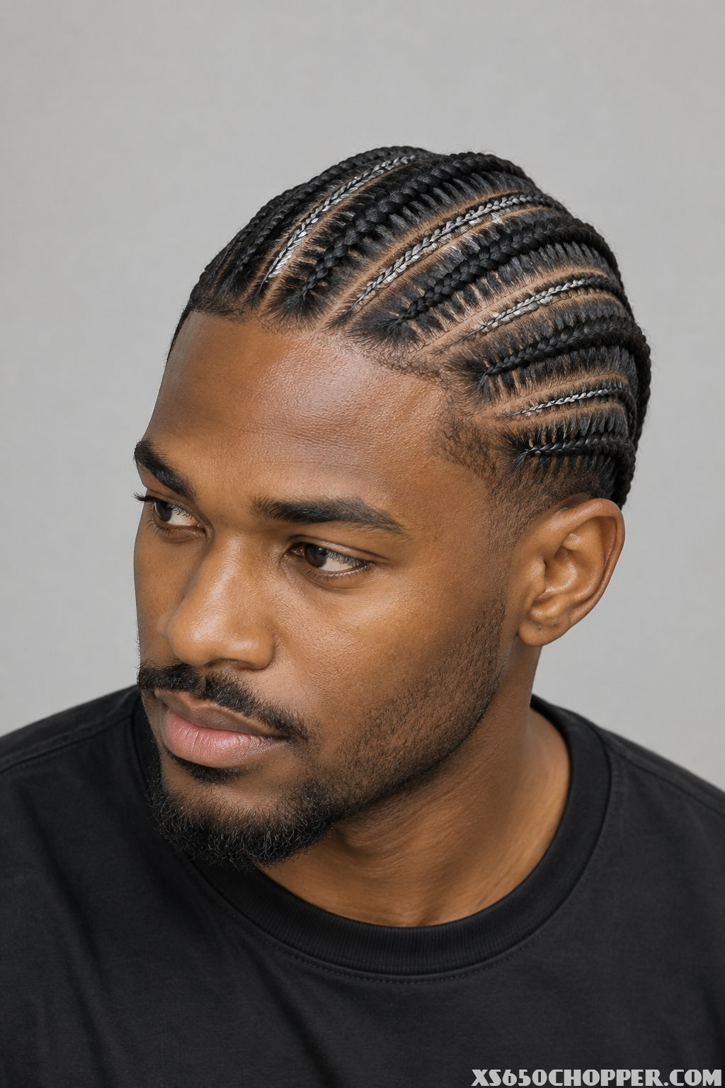 A man with short hair looks slightly away from the camera.