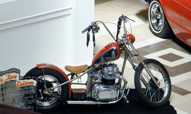 The Flying Dutchmen 2 — Gary Elmore’s Inferno Orange XS650 Rigid Chopper